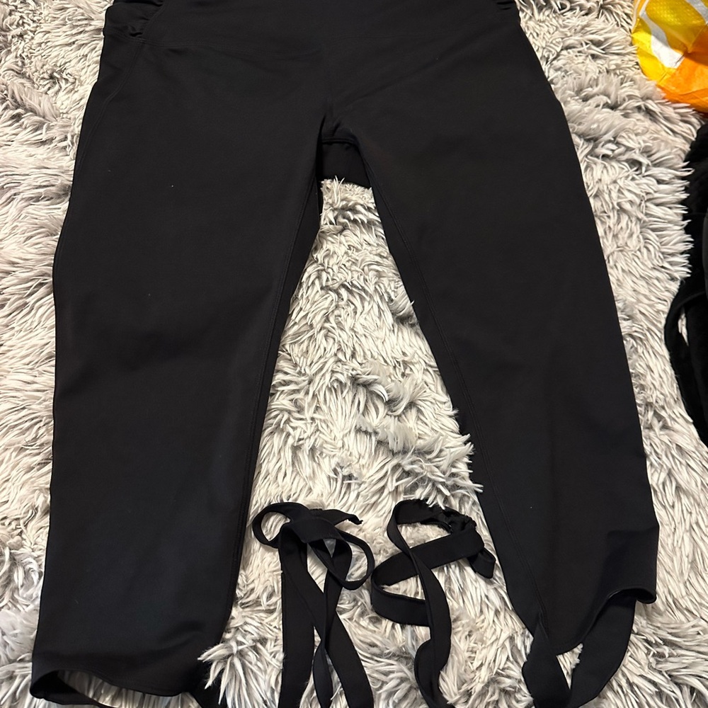 Manduka Black Leggings Athletic Wear - Picture 2 of 4